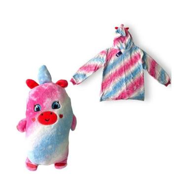 Imagem de Moletom Poleron Unicorn Plush de 7 a 9 anos para crianças - Lightbek O
