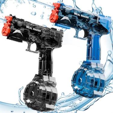 Imagem de Pistola de água YTKIH Beforalla Transparente Elétrica com 400 Munições