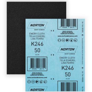 Imagem de Folha de lixa para ferro 225 x 275 mm - K246 (50) - Norton