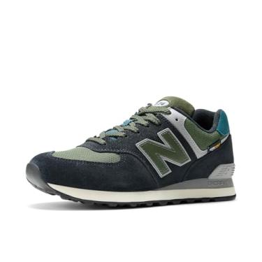 Imagem de New Balance Tênis unissex adulto 574 V2 Konkrete Jungle, Preto/cinza, 36/40 BR G