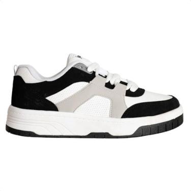 Imagem de Tênis Jump Strike Preto E Branco, Branco, Preto, 39