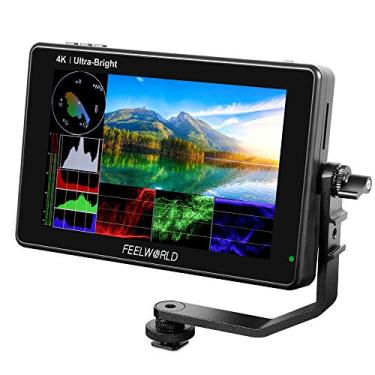 Imagem de FEELWORLD Lut7S Pro 7 Polegadas Ultra Brilhante 2200Nits Dslr Câmera Monitor De Campo 3D Lut Tela Sensível Ao Toque Hdr Waveform F970 Kit Externo 4K Hdmi 3G-Sdi