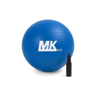 Imagem de Bola Pilates Suiça 65cm Abdominal Yoga Gym Ball Bomba Grátis - Mkfit, 
