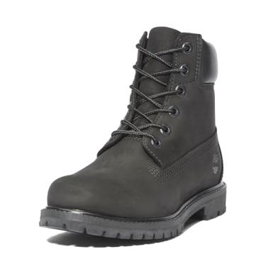 Imagem de Timberland Bota feminina impermeável premium de 15 cm, Preto - novo 2024, 11 Wide