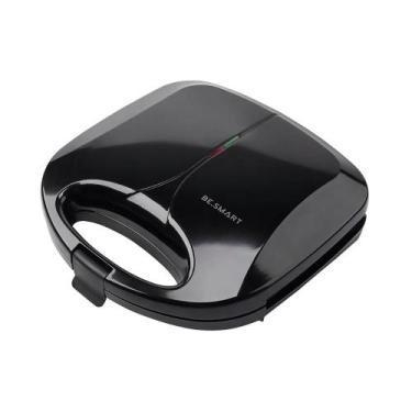 Imagem de Sanduicheira Grill Elétrica Antiaderente 750w Be Smart Preto 127v Cozi