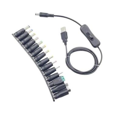 Imagem de Cabo De Alimentação USB Universal Com Interruptor, Cabo De Carregament