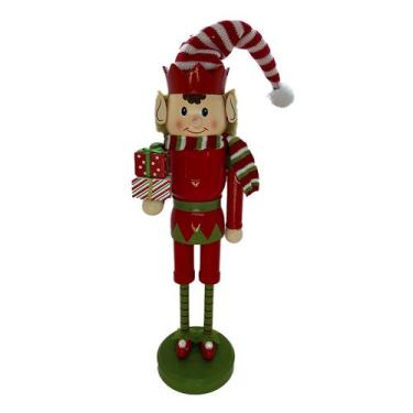 Imagem de Duende De Madeira - 49Cm  - Modelo C - 1 unidade - Rizzo - Global Mast