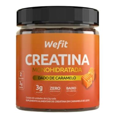 Imagem de Creatina De Caramelo Pote Com 60 Unidades Wefit