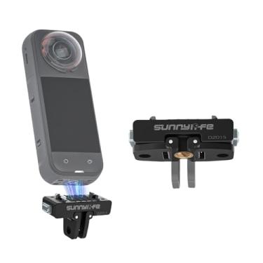 Imagem de Adaptador de montagem magnética de liberação rápida para câmera Insta360 X5/Ace/Ace Pro 2/1 compatível com a moldura original