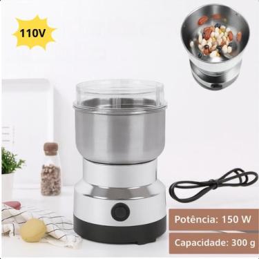 Imagem de Moedor de Café Elétrico Inox  110V Tampa Transparente - FACILITA, Bivo