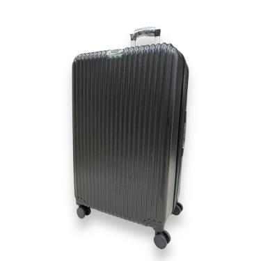 Imagem de Mala Gigante 35Kg Expansível Preta Style Ultra Leve 80Cm