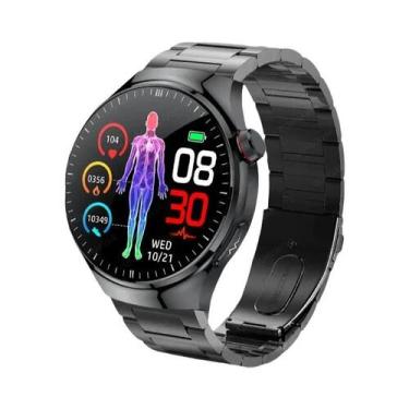 Imagem de Relógio Inteligente De Monitoramento De Saúde Masculina 24/7 ECG PPG L