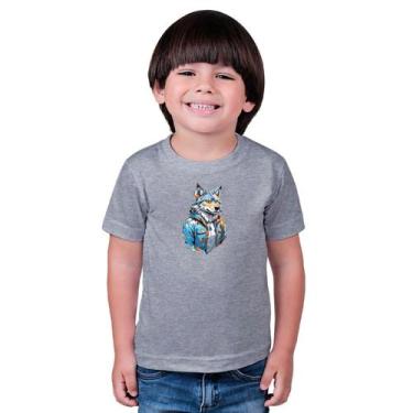 Imagem de Camiseta Masculina Infatil Animal Stylus - MARCELO, Cinza claro, 4