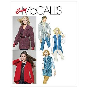 Imagem de (Z (LRG-XLG)) - McCall's Patterns M6208 Misses' Cardigans and Belt
