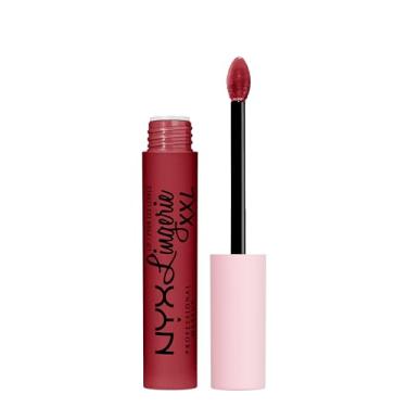 Imagem de NYX PROFESSIONAL MAKEUP Lip Lingerie XXL Matte Liquid Lipstick, It's Hotter (Warm Mahogany Red)