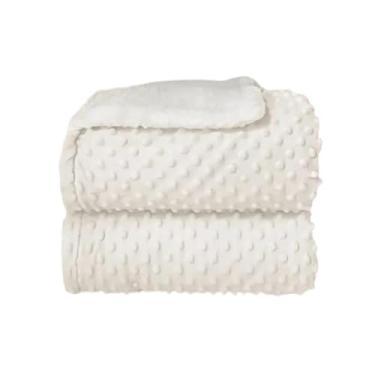 Imagem de Cobertor Para Dupla Face Soft Bolha Com Sherpa (Branco)