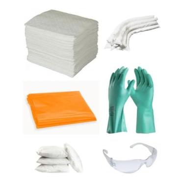 Imagem de Kit Mitigação Ambiental - P/ Contenção Até 57 Litros - plastcor