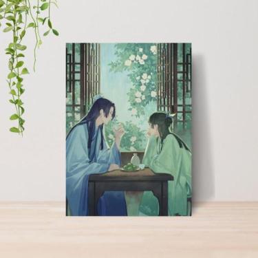 Imagem de Quadro Diários de uma Apotecária Anime A4  Placa MDF 18 - Lomi Art