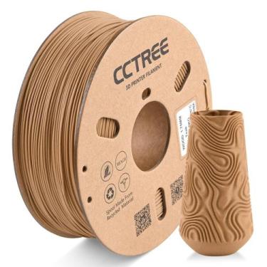 Imagem de Impressora 3D Filamento CCTREE Wood PLA 1,75 mm Teca 1 kg