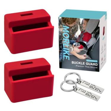 Imagem de Cinto de segurança de silicone Secure Buckle Safety Cover Lock, pacote