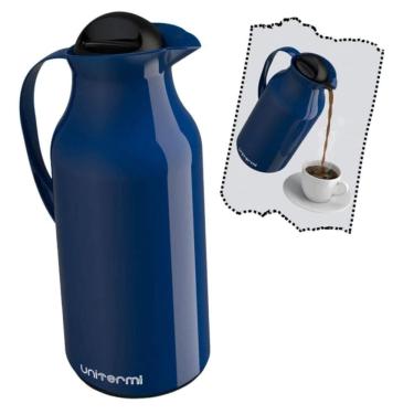 Imagem de Garrafa Térmica Bico Antigotas 1 Litro Para Café Chá Terere