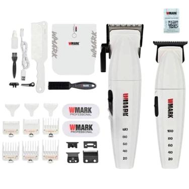 Imagem de Kit Profissional Corte Acabamento Wmark Ng 8632 Branco