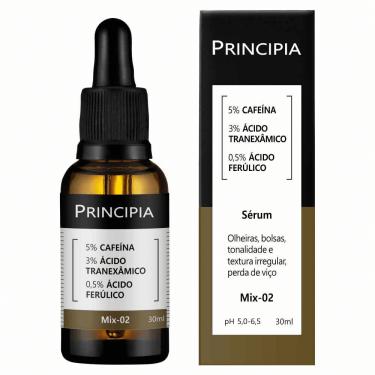 Imagem de Principia Sérum Skincare  Anti Olheiras e Manchas 5% Cafeína + 3% Tranexâmico + Ferúlico Mix-02 Com 30ml