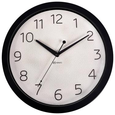 Imagem de Relógio De Parede Herweg Ref: 6733-034 Preto Alumínio