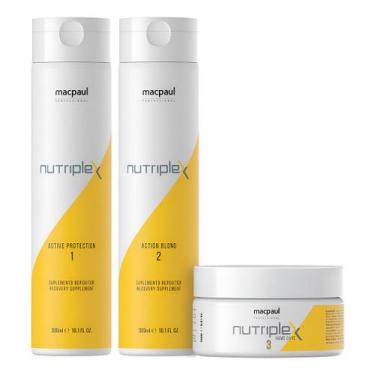 Imagem de Kit Profissional Nutriplex Active Protection 3 Itens - Macpaul