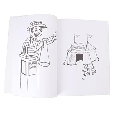 Imagem de Pssopp Livro para Colorir Produtos Mágicos, Com Design de Desenho Animado, Adereço Mágico Visual Atraente para Crianças e Eventos Escolares