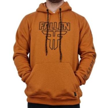 Imagem de Moletom Fallen Silk Logo Caramelo - Masculino-Masculino