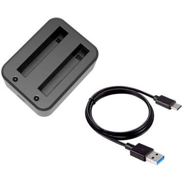 Imagem de Carregador Duplo De Baterias Para Câmera Insta360 X3