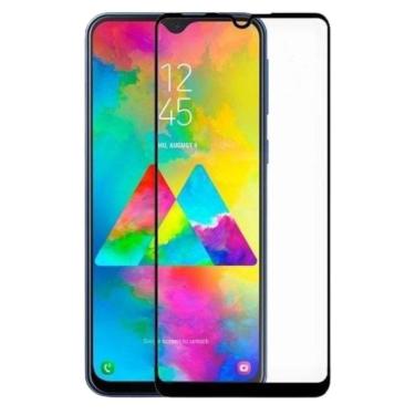 Imagem de Película Para Samsung A20 Vidro 3D Temperado Borda Preta