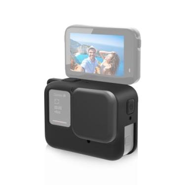 Imagem de Capa protetora de silicone para Insta360 Ace Pro PULUZ com tampa de lente (preto)