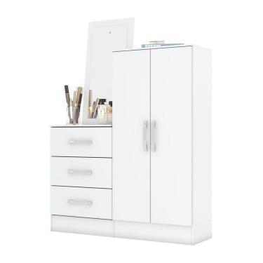 Imagem de Cômoda Multiuso 02 Portas 03 Gavetas B700 Briz Branco