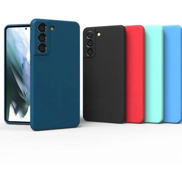 Imagem de Capa Capinha Para Samsung Galaxy S21 Fe Silicon Azul-Marinho