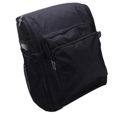 Imagem de FTVOGUE Mochila para Ferramentas de Limpeza de Grande Capacidade 45x32x19cm 1000D Oxford Pano Anti Respingos Suprimentos de Limpeza Profissionais Bolsa para Empresas de Limpeza (BLACK)