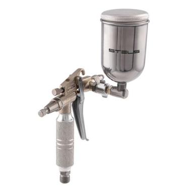 Imagem de Pistola de pintura tanque alto, bico de 0,5mm, encaixe rosca encaixe 1