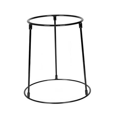 Imagem de JunZheHub Suporte de Chão para Djembe, Suporte de Tambor de Ferro, Suporte para Instrumento de Percussão, Estrutura de Suporte de Almofada de Borracha, Estrutur, 44 Cm de Altura