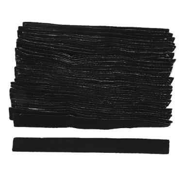 Imagem de Almofadas coletoras de cinzas para queimador de incenso, 50 peças tiras longas de algodão com isolamento térmico à prova de fogo almofadas para queimador de incenso