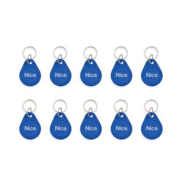Imagem de Tag de Acesso Chaveiro Linear RFID HCS 125 kHz Nice, 10 unidades