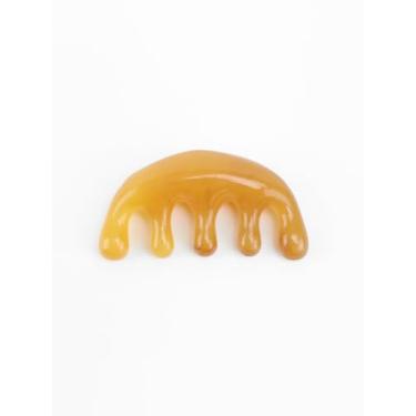 Imagem de Massageador manual Gua Sha Facial Body Tools para redução de inchaço, raspagem, massagem para cuidados com a pele marrom