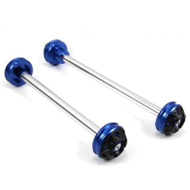 Imagem de Arashi Protetores de roda deslizantes de eixo dianteiro e traseiro para Ducati 1098 2008-2015, peças de acessórios de motocicleta azul