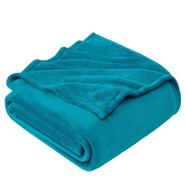 Imagem de Cobertor Hansleep Teal Fleece Plush Cozy 127x152 cm
