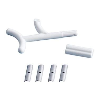 Imagem de barenx Raspador de arco e flecha para uso ao ar livre com cabo de plástico branco