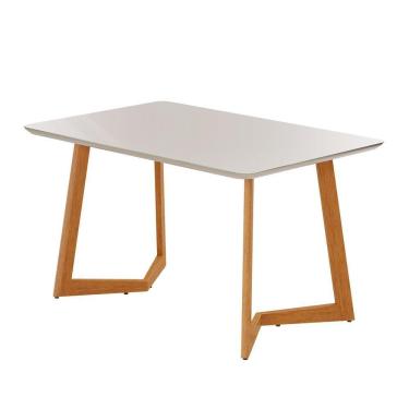 Imagem de Mesa De Jantar Retangular Fineza Jcm Off White 1,20 M