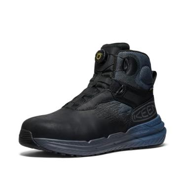 Imagem de KEEN Utility Bota masculina impermeável Snapline Rf (bico de fibra de carbono), Índigo vintage/preto, 43