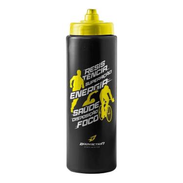 Imagem de Squeeze Endurance - 800ml Preto/Amarelo - BodyAction-Unissex