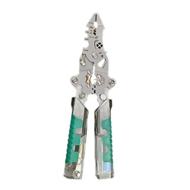 Imagem de RNXRZANK Alicate Multifuncional para Decapagem E Corte de Fios, Ferramenta Fácil de Usar para Cortar E Desencapar Cabos, 21.8 Cm