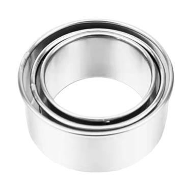 Imagem de Cortador de biscoito | Moldes de de rosca de aço inoxidável - Suprimentos reutilizáveis de artesanato de alimentos, carimbo profissional para bolos e fondant